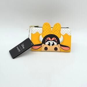 Loungefly Disney Clarabelle Cow Cosplay Bifold Wallet NEW